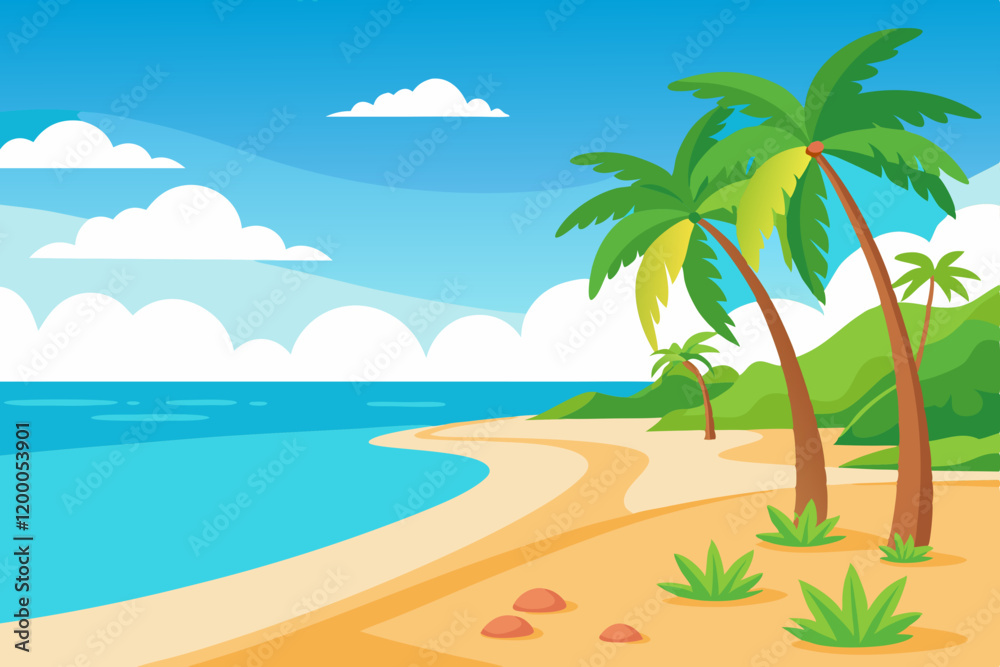Obraz premium beach background