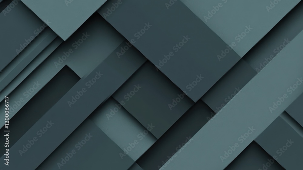 Abstract geometric dark teal overlapping shapes background. Abstract geometric dark teal overlapping shapes background.