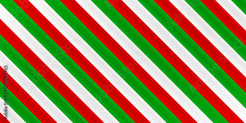 Candy cane Christmas seamless pattern background. Colorful trendy icon of Christmas postcard. Abstract geometric shape with mash gradient.