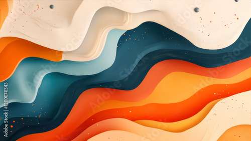 Colorful Liquid Swirls Create Dynamic Patterns in an Abstract Fluid Design Showcasing Vibrant Hues and Textures