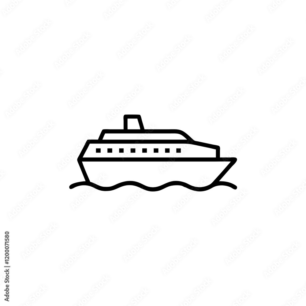 cruise ship icon on transparent background
cruise ship icon on transparent background