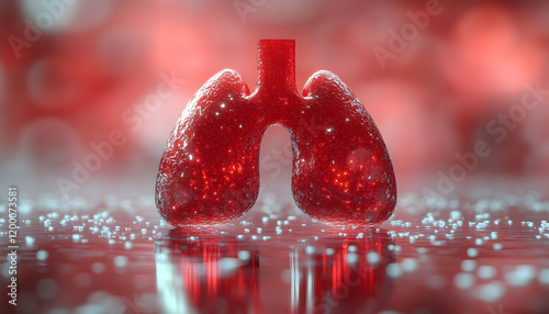 Red Glass Lungs, Illness, Medical, Background photo