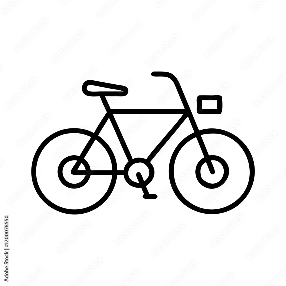 bicycle icon, bicycle line art - simple line art of bicycle, perfect for bicycle logos and icons and themed design bicycle icon, bicycle line art - simple line art of bicycle, perfect for bicycle logos and icons and themed design