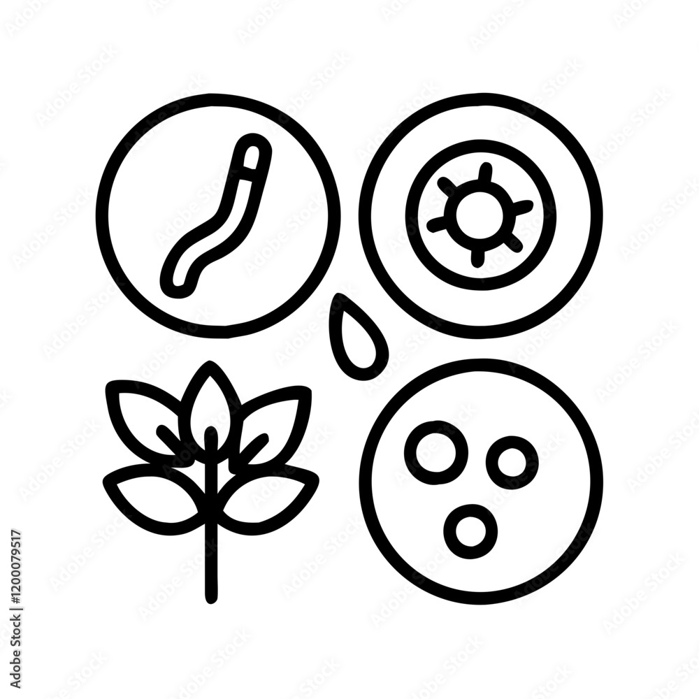 biology icon, biology line art - simple line art of biology, perfect for biology logos and icons and themed design biology icon, biology line art - simple line art of biology, perfect for biology logos and icons and themed design