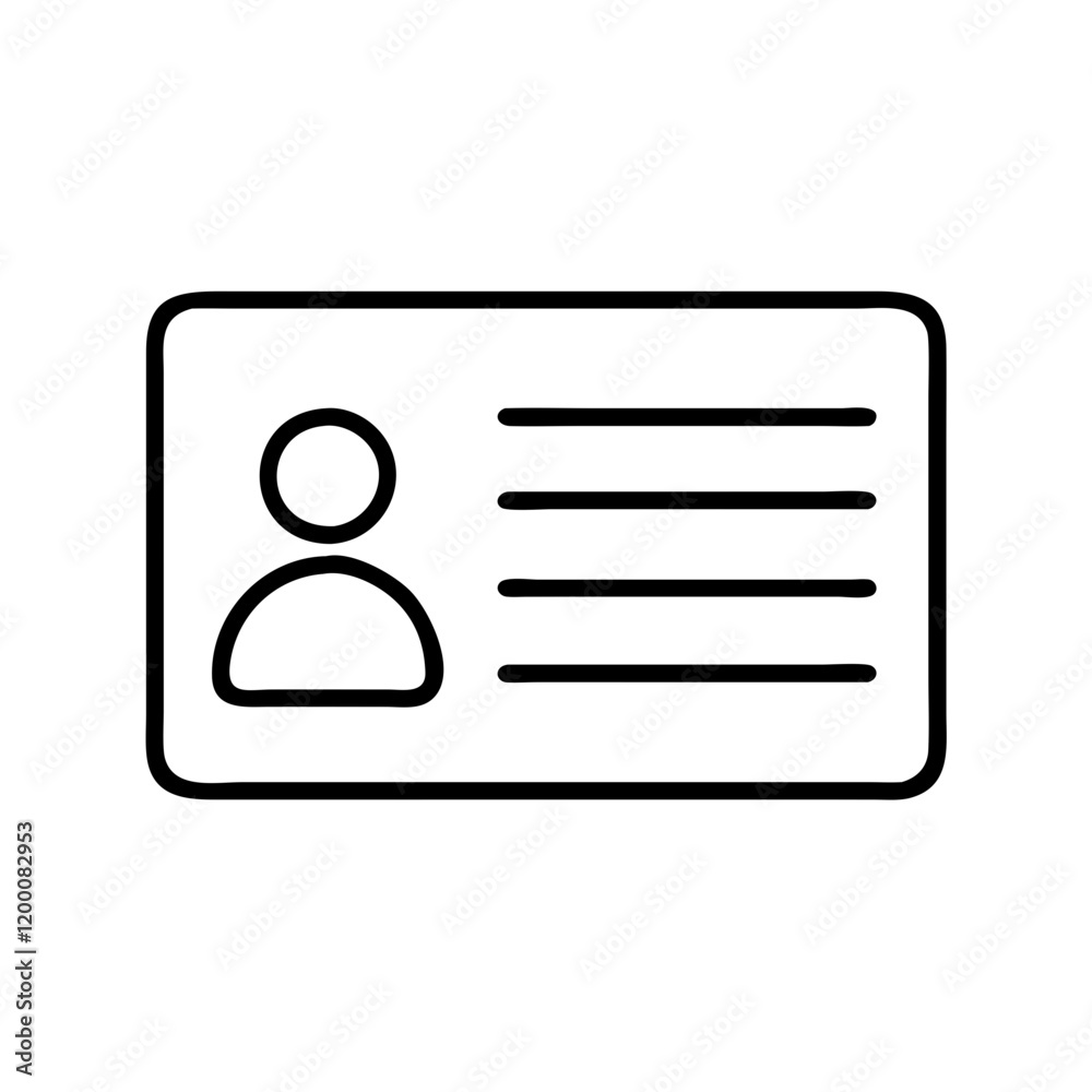 business card icon, business card line art - simple line art of business card, perfect for business card logos and icons and themed design business card icon, business card line art - simple line art of business card, perfect for business card logos and icons and themed design