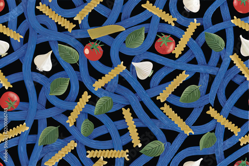 -seamless-vector-pattern-of-various-types-of-pasta.eps
