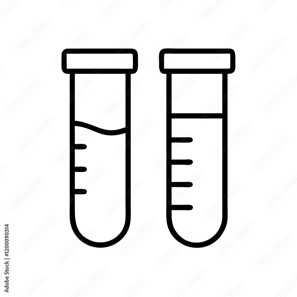 chemistry tubes icon, chemistry tubes line art - simple line art of chemistry tubes, perfect for chemistry tubes logos and icons and themed design chemistry tubes icon, chemistry tubes line art - simple line art of chemistry tubes, perfect for chemistry tubes logos and icons and themed design