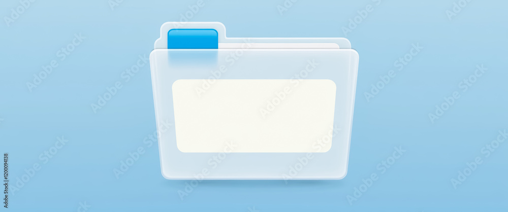 translucent folder with blue tab translucent folder with blue tab