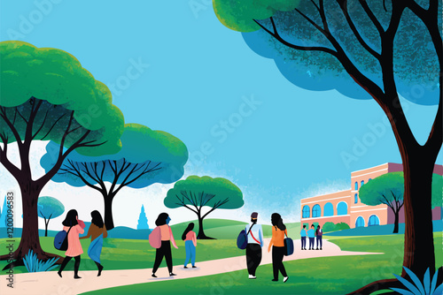 -vector-of-an-outdoor-campus-scene-with-students-w (1).eps