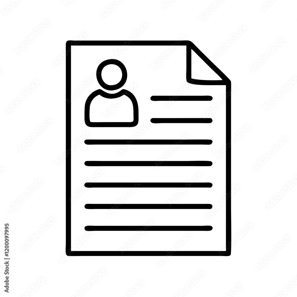 curriculum vitae icon, curriculum vitae line art - simple line art of curriculum vitae, perfect for curriculum vitae logos and icons and themed design curriculum vitae icon, curriculum vitae line art - simple line art of curriculum vitae, perfect for curriculum vitae logos and icons and themed design