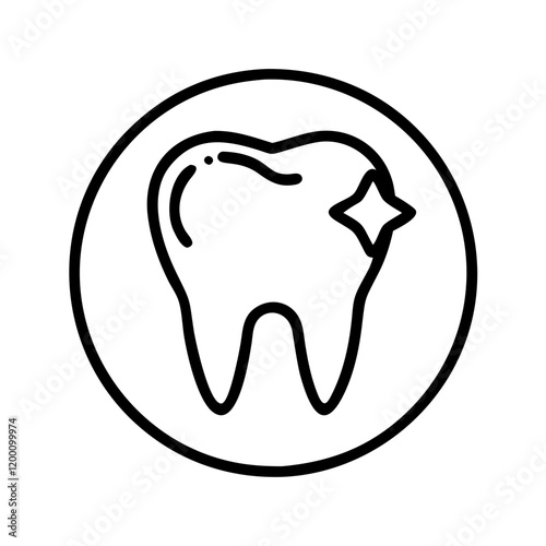 dental icon, dental line art - simple line art of dental, perfect for dental logos and icons and themed design 