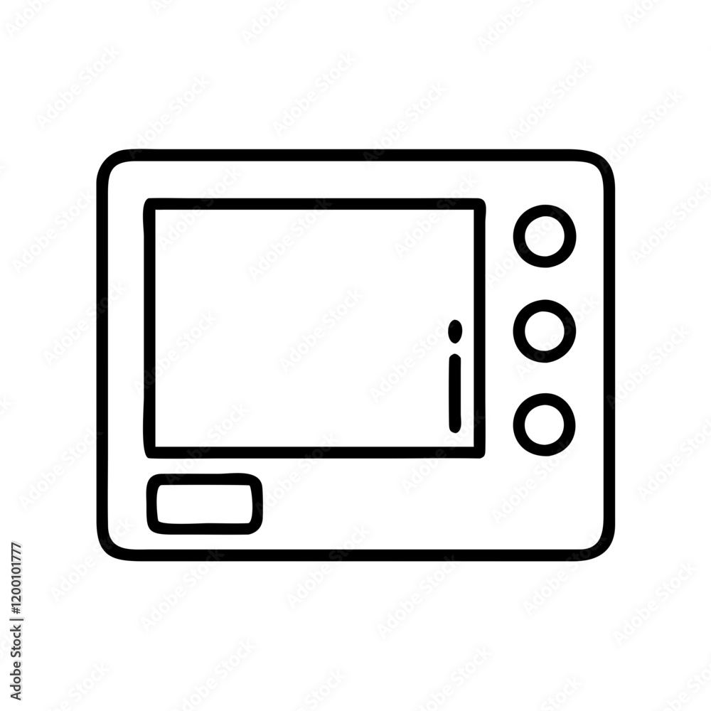 digital device icon, digital device line art - simple line art of digital device, perfect for digital device logos and icons and themed design digital device icon, digital device line art - simple line art of digital device, perfect for digital device logos and icons and themed design
