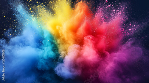 Powder coatings industry technology. Many colors