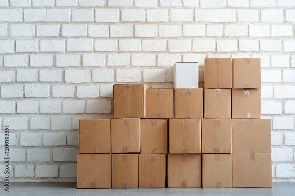 stack of boxes stack of boxes