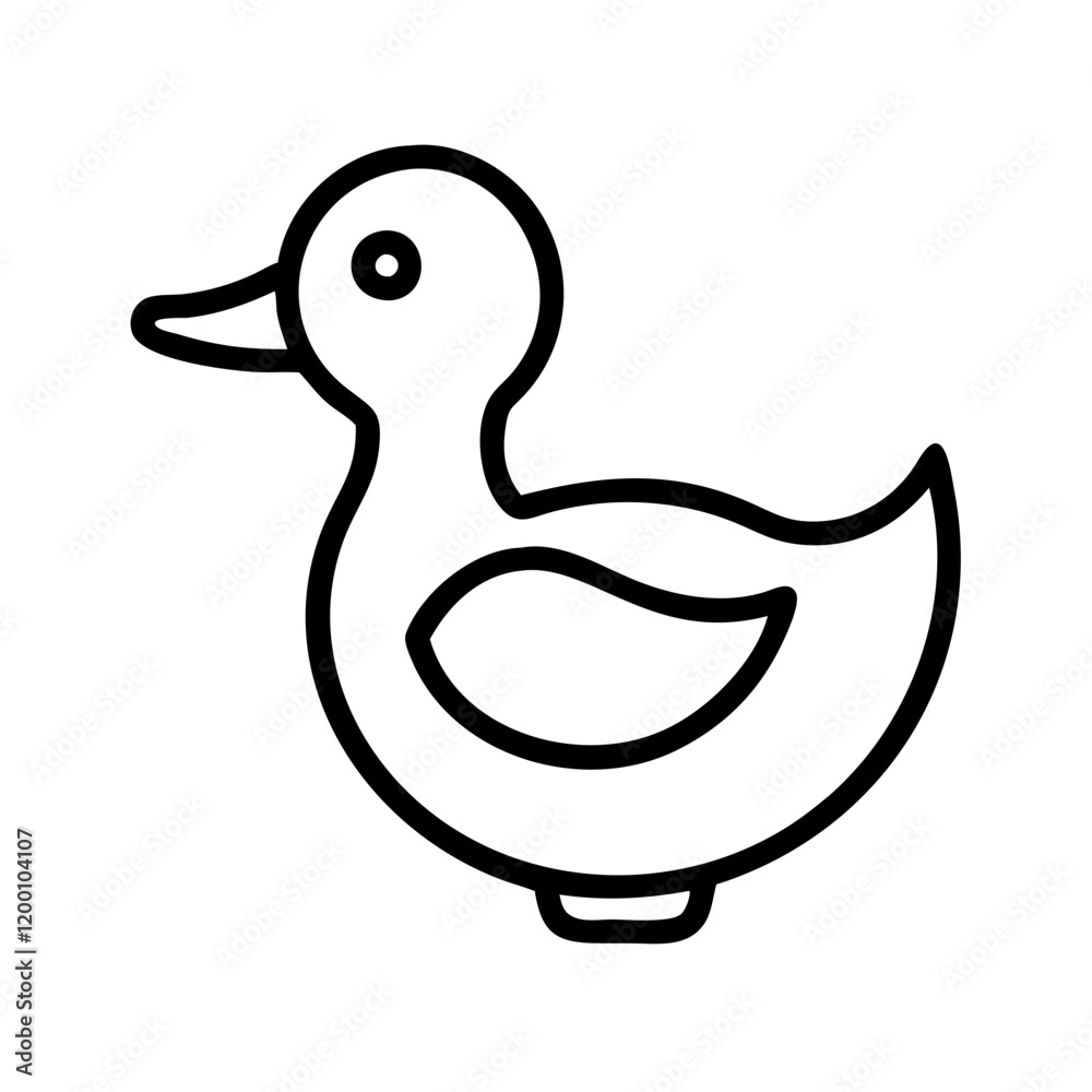 duck icon, duck line art - simple line art of duck, perfect for duck logos and icons and themed design duck icon, duck line art - simple line art of duck, perfect for duck logos and icons and themed design