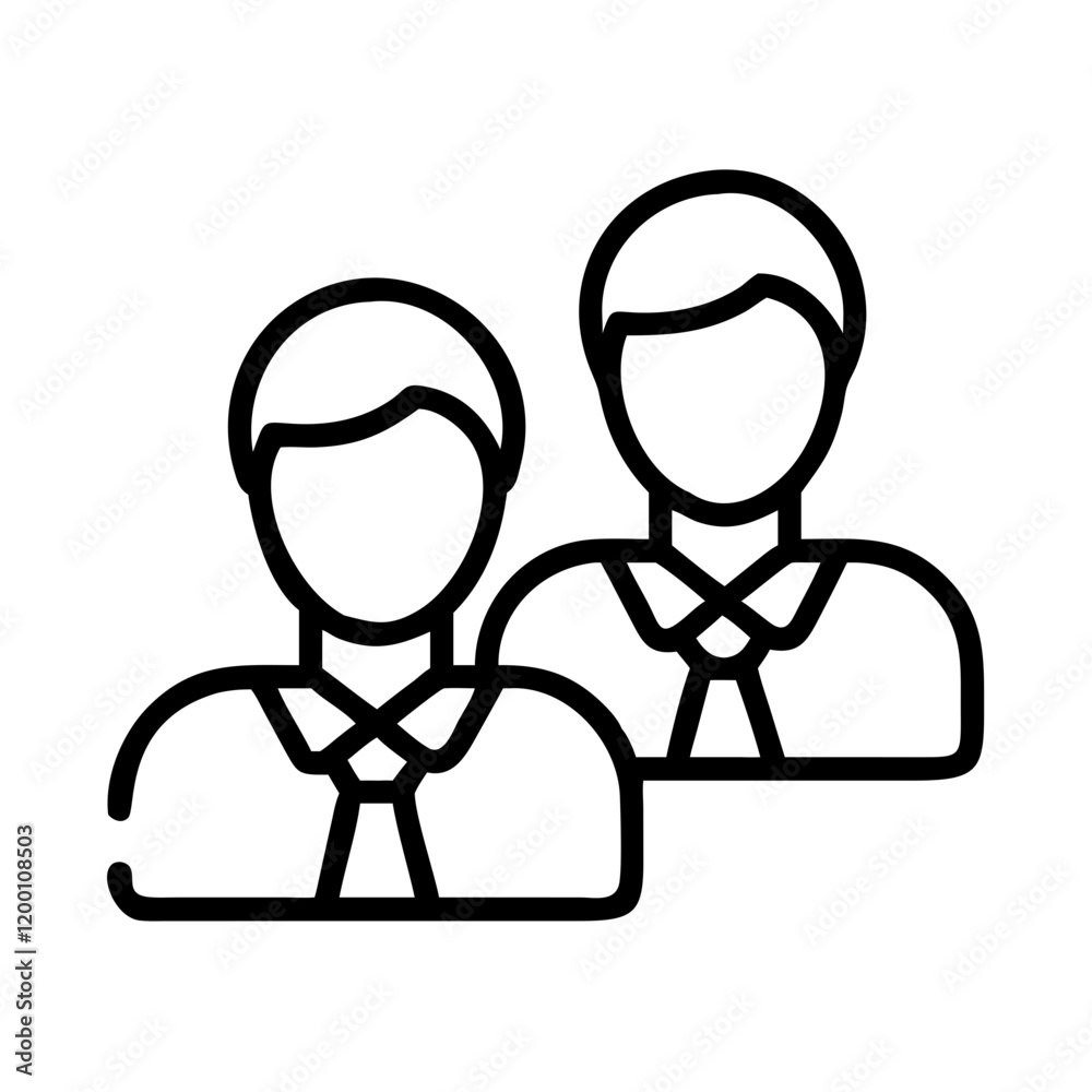 employees icon, employees line art - simple line art of employees, perfect for employees logos and icons and themed design employees icon, employees line art - simple line art of employees, perfect for employees logos and icons and themed design