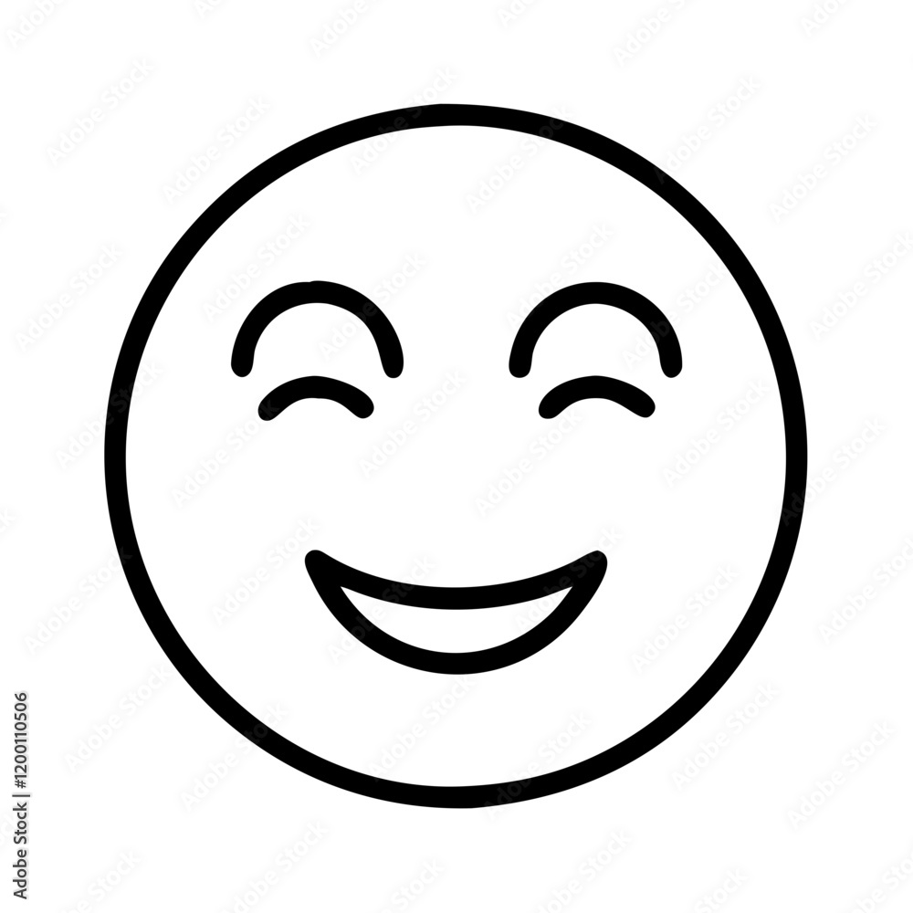 face smile icon, face smile line art - simple line art of face smile, perfect for face smile logos and icons and themed design face smile icon, face smile line art - simple line art of face smile, perfect for face smile logos and icons and themed design