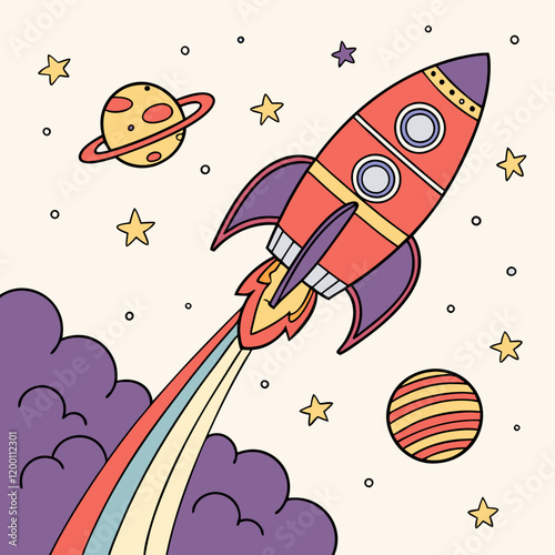 rocket illustration