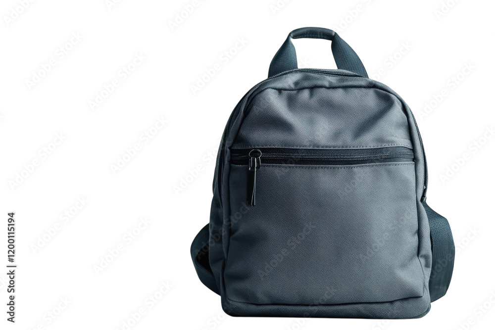 Compact gray backpack designed for daily use, ideal for students or casual outings Compact gray backpack designed for daily use, ideal for students or casual outings