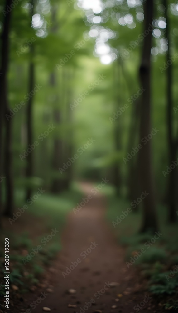 Fototapeta premium Fondo desenfocado de bosque