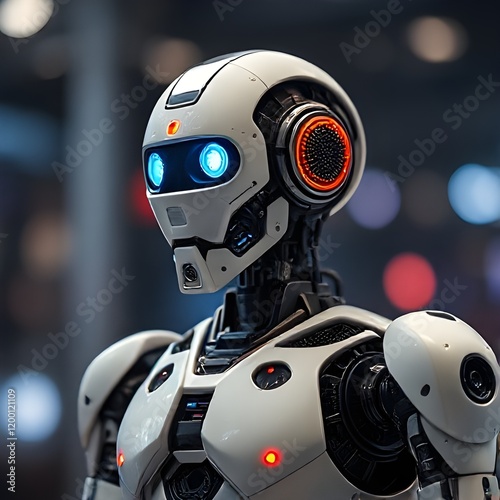 3d render of a robot