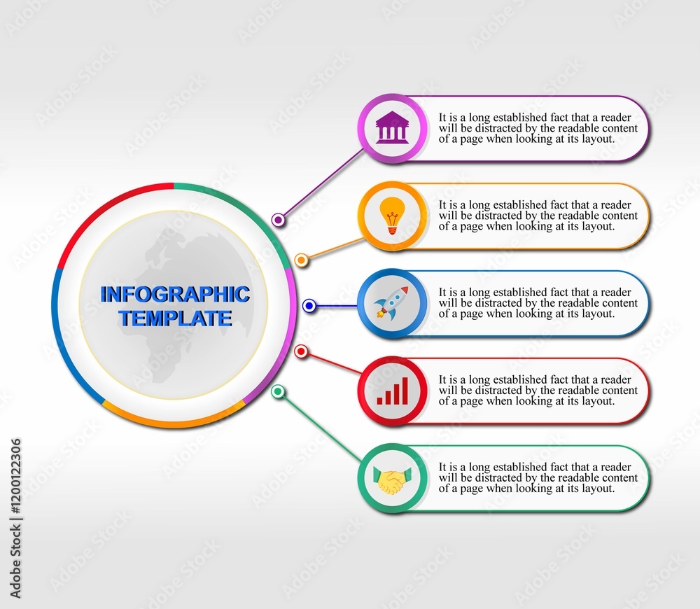 Professional steps infographic Professional steps infographic