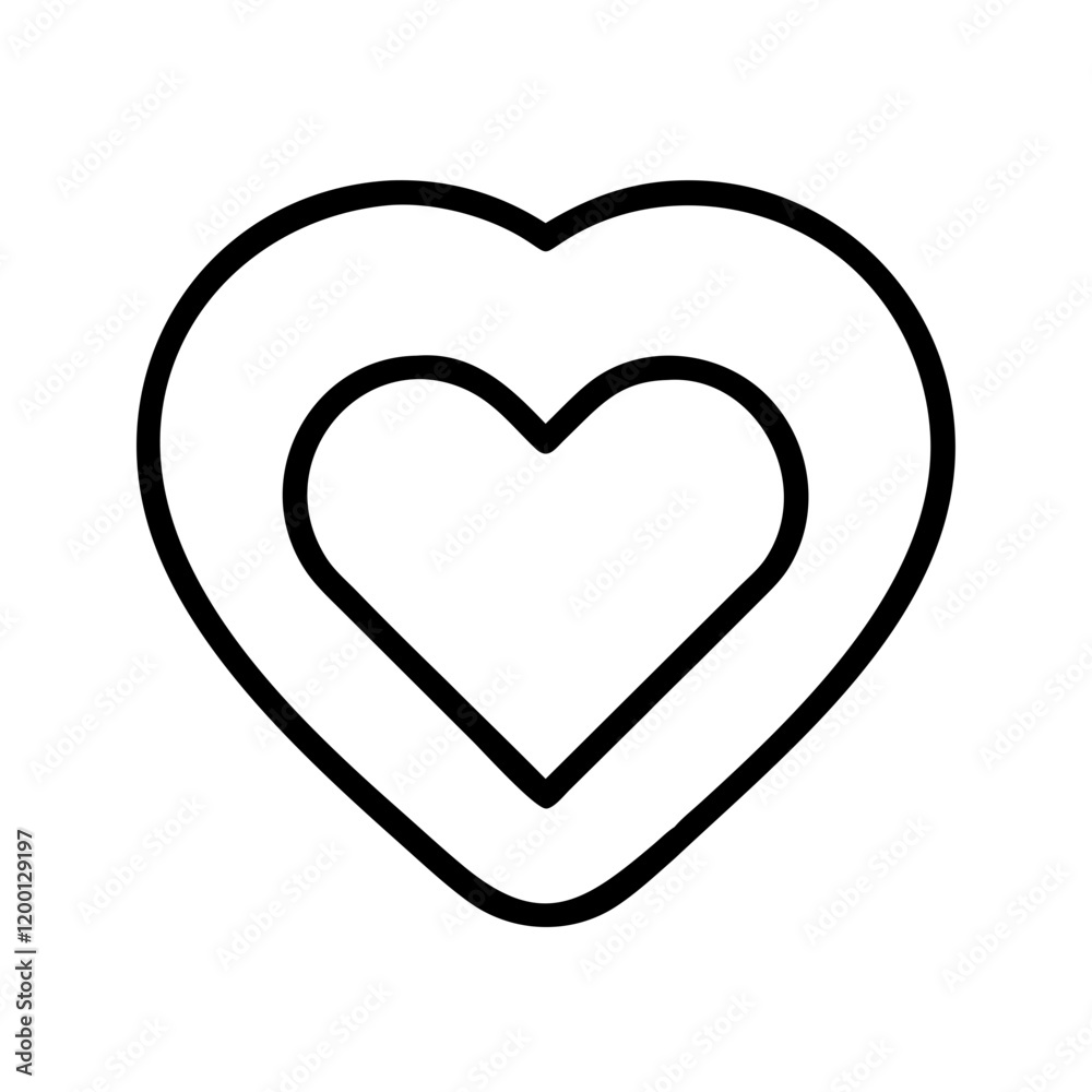 heart icon, heart line art - simple line art of heart, perfect for heart logos and icons and themed design heart icon, heart line art - simple line art of heart, perfect for heart logos and icons and themed design