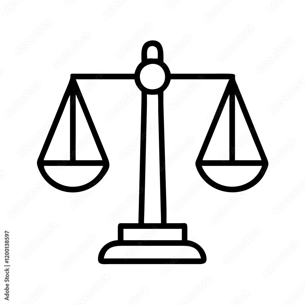 justice icon, justice line art - simple line art of justice, perfect for justice logos and icons and themed design justice icon, justice line art - simple line art of justice, perfect for justice logos and icons and themed design