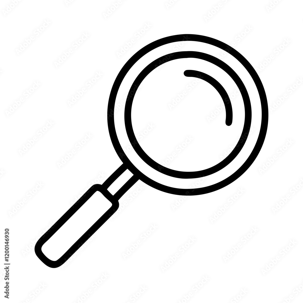 magnifying glass icon, magnifying glass line art - simple line art of magnifying glass, perfect for magnifying glass logos and icons and themed design magnifying glass icon, magnifying glass line art - simple line art of magnifying glass, perfect for magnifying glass logos and icons and themed design
