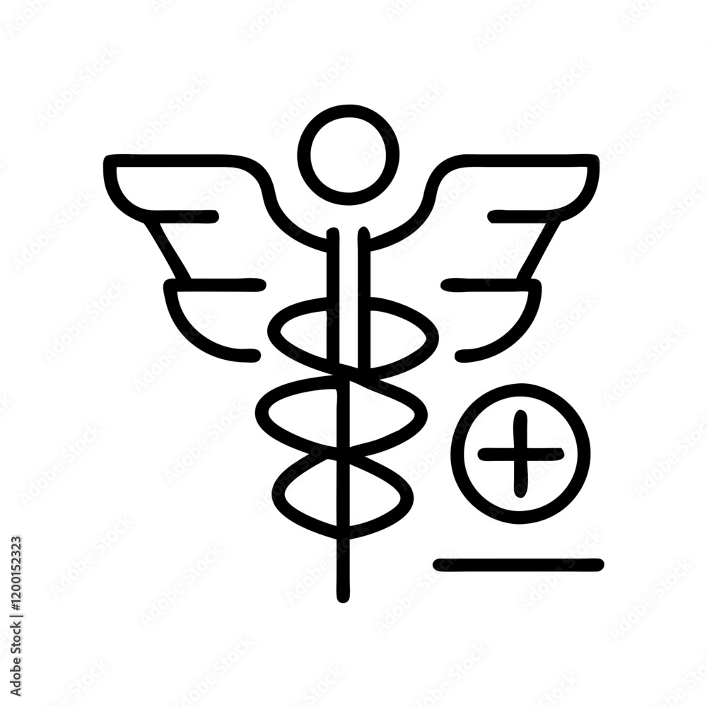 medical icon, medical line art - simple line art of medical, perfect for medical logos and icons and themed design 