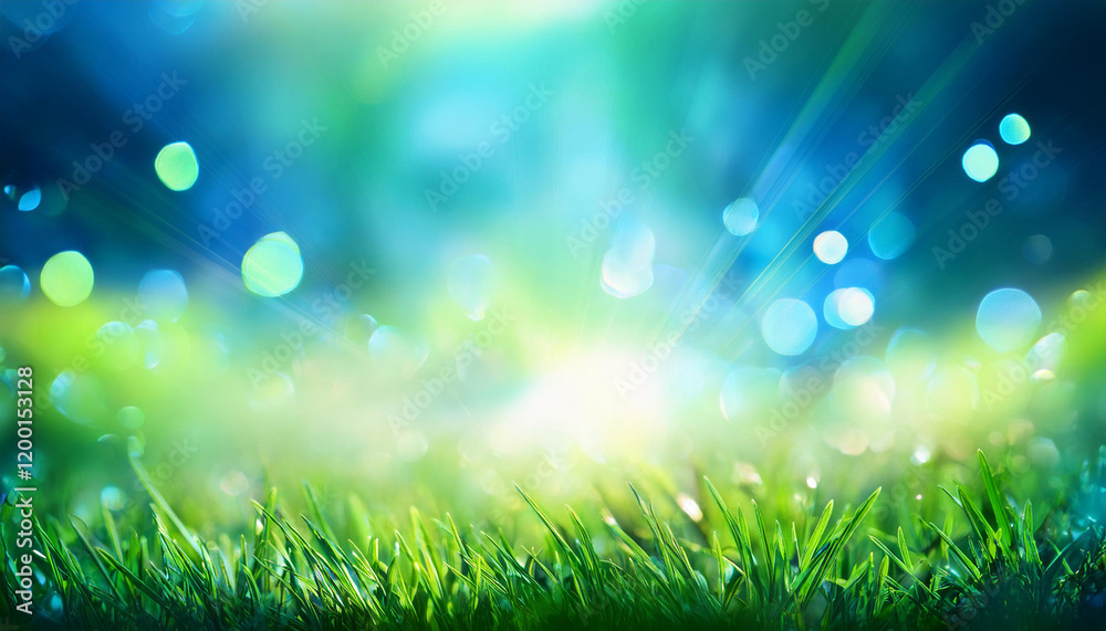 a blurred sparkling spring summer blue and green abstract history with soft glow example a blurred sparkling spring summer blue and green abstract history with soft glow example