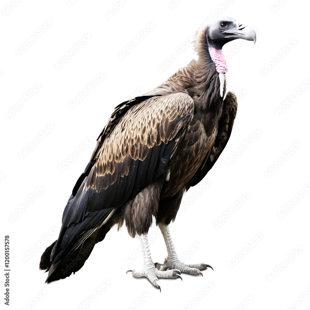 Vulture isolated on transparent background