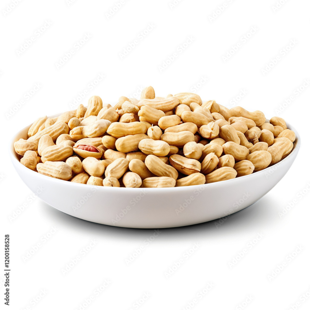 bowl of shelled Peanuts isolated on transparent background bowl of shelled Peanuts isolated on transparent background