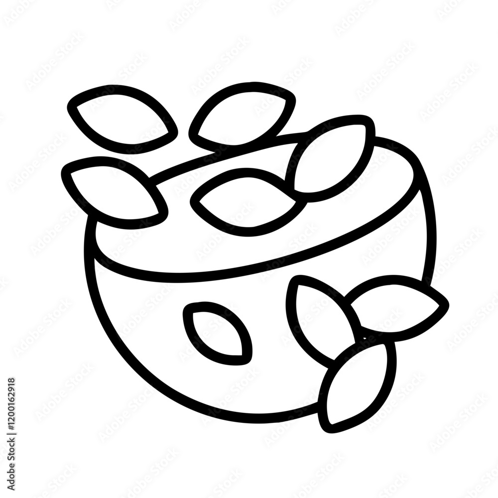 oats icon, oats line art - simple line art of oats, perfect for oats logos and icons and themed design oats icon, oats line art - simple line art of oats, perfect for oats logos and icons and themed design