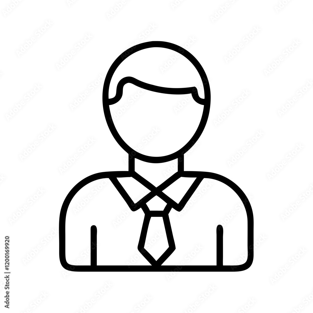 person icon, person line art - simple line art of person, perfect for person logos and icons and themed design person icon, person line art - simple line art of person, perfect for person logos and icons and themed design