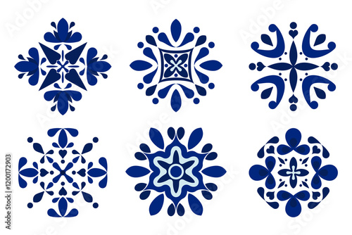 Pattern vector illustration A calm and elegant work of art with flowers blooming in bright and delicate hues. traditional design pattern For tiles, fabrics, backgrounds, carpets, wallpapers, textiles.