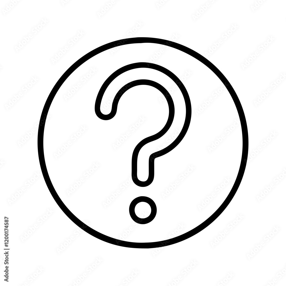 question mark icon, question mark line art - simple line art of question mark, perfect for question mark logos and icons and themed design question mark icon, question mark line art - simple line art of question mark, perfect for question mark logos and icons and themed design