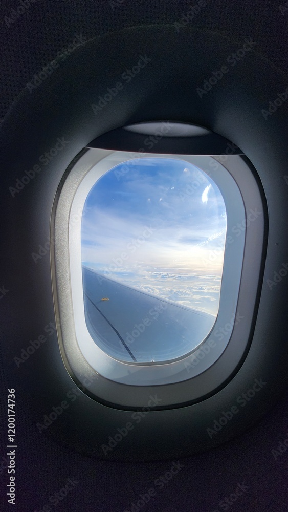 view from window of airplane view from window of airplane