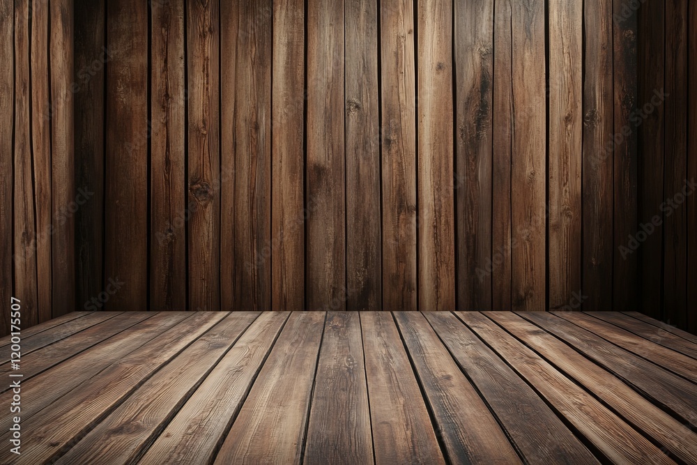 Rustic wooden room with warm tones creating a cozy and inviting atmosphere for gatherings or artistic projects Rustic wooden room with warm tones creating a cozy and inviting atmosphere for gatherings or artistic projects