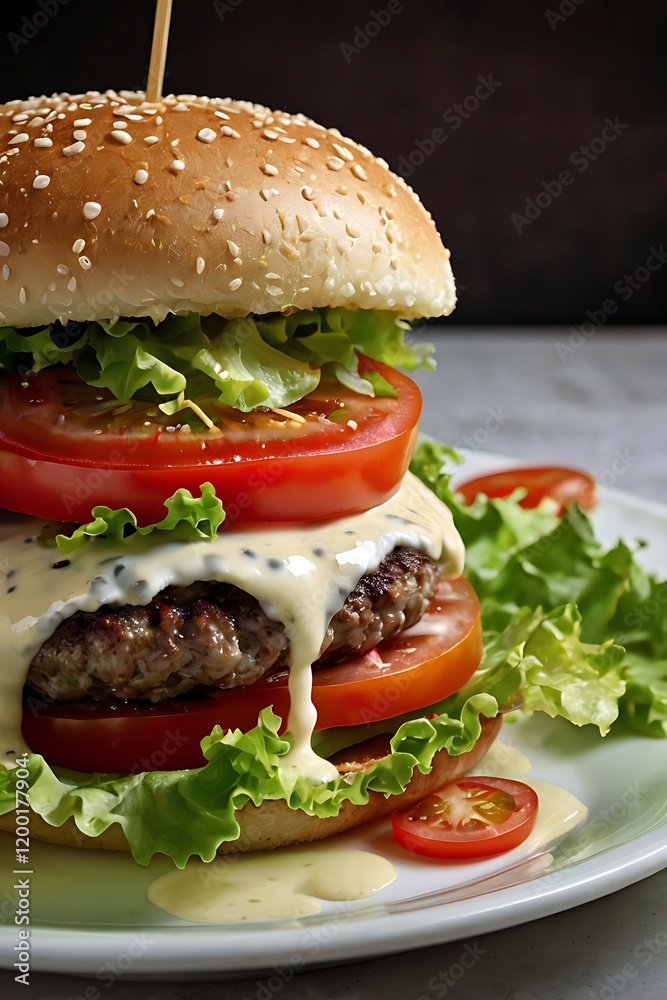 Delicious Hamburger Delicious Hamburger