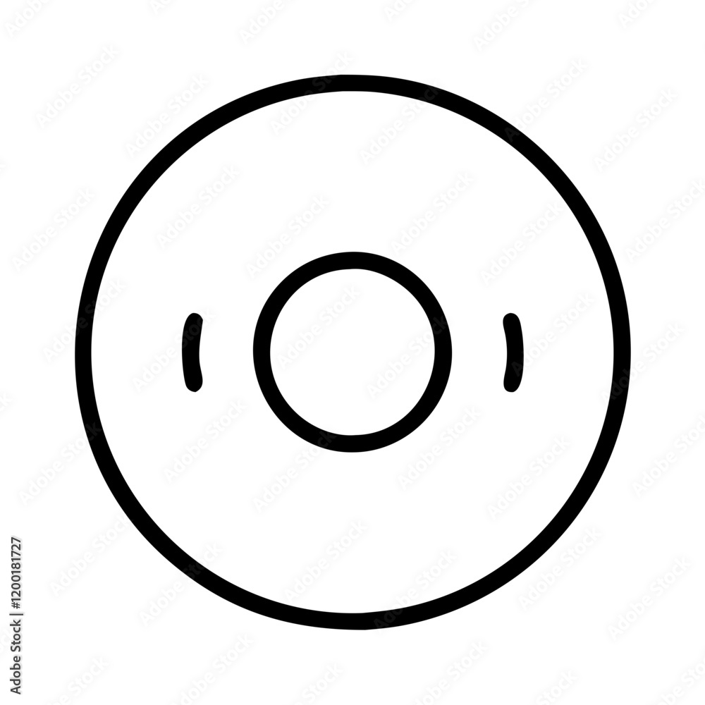 round button icon, round button line art - simple line art of round button, perfect for round button logos and icons and themed design round button icon, round button line art - simple line art of round button, perfect for round button logos and icons and themed design