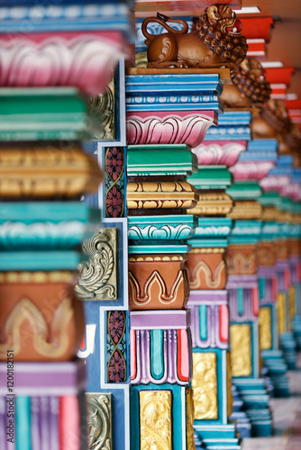 Photography Sri Maha Mariamman Hindu Temple  founded in 1873