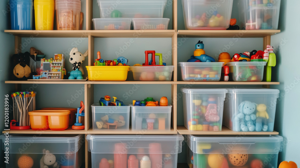 custom made wallpaper toronto digitalEffortless Organization: Transparent Toy Storage in the Nursery