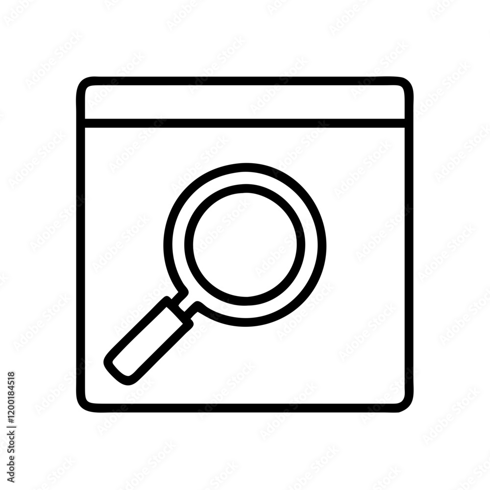 search icon, search line art - simple line art of search, perfect for search logos and icons and themed design search icon, search line art - simple line art of search, perfect for search logos and icons and themed design