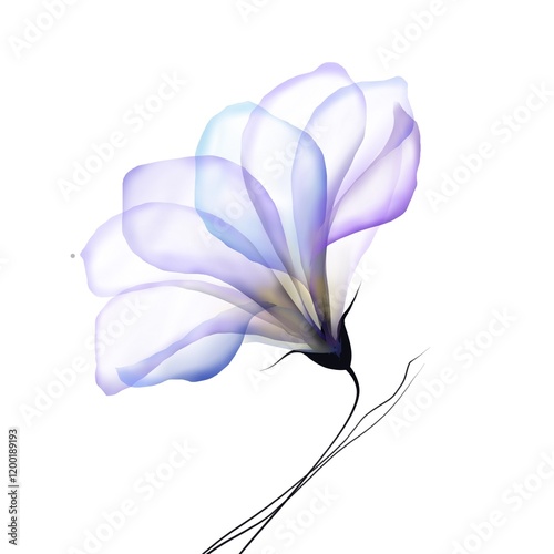 Fototapeta Naklejka Na Ścianę i Meble -  Flowers background illustration art watercolor print art 