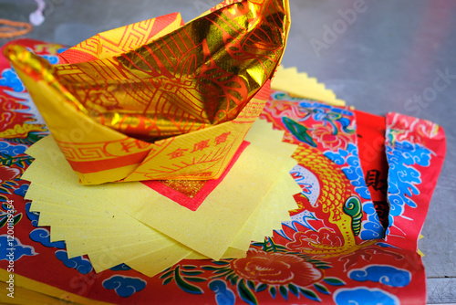 Canvas Print Guan Di chinese Temple in Chinatown