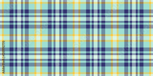 Royalty pattern textile background, cosy tartan texture plaid. Elegant fabric seamless check vector in light and blue colors.