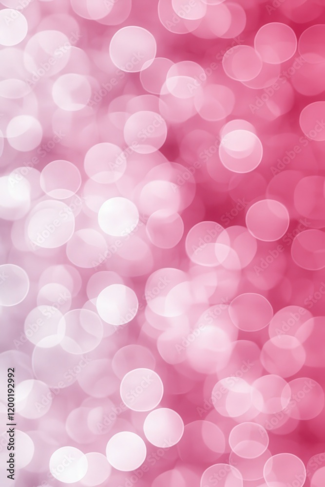 Soft pink and white bokeh background with a dreamy, vibrant quality