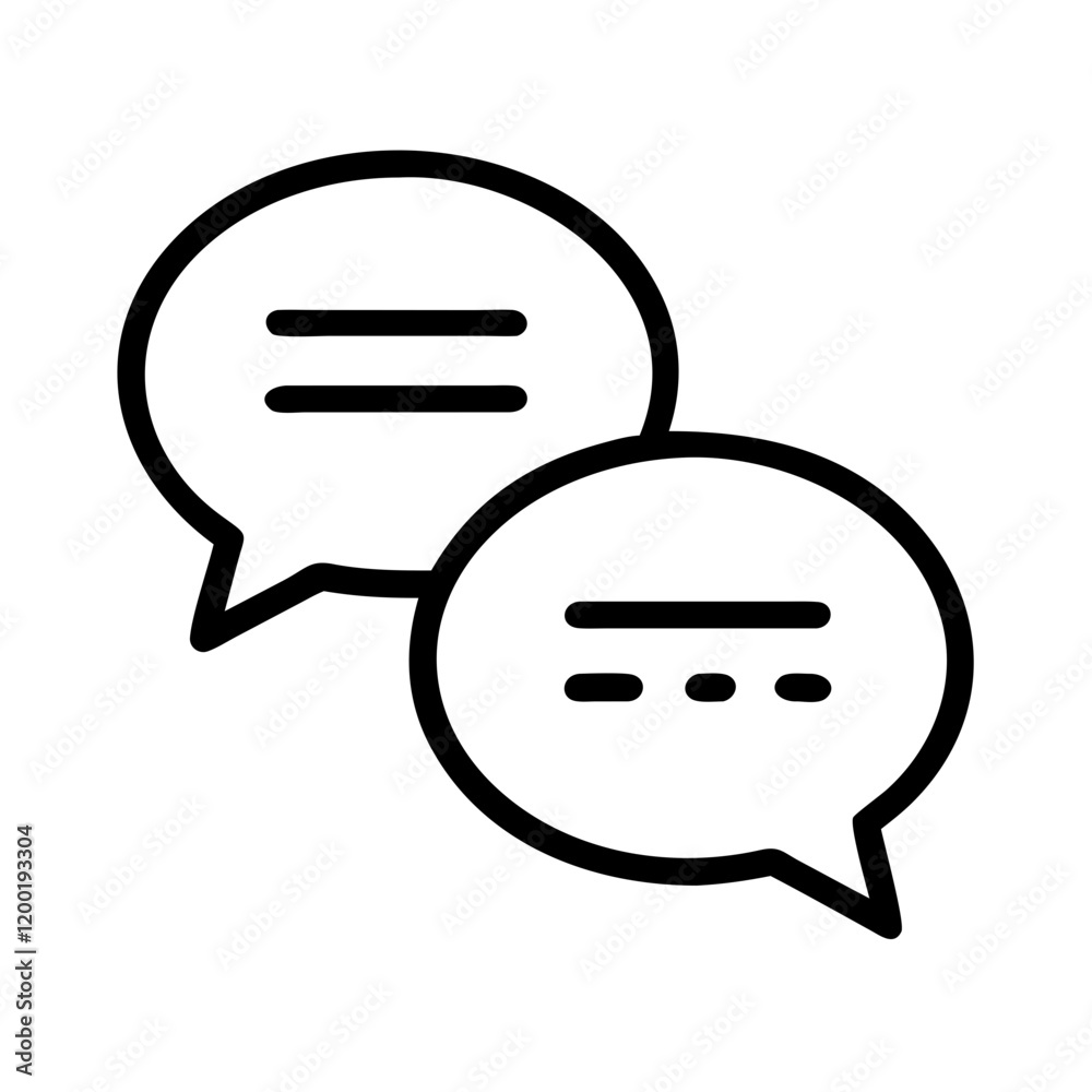 speech chat bubbles icon, speech chat bubbles line art - simple line art of speech chat bubbles, perfect for speech chat bubbles logos and icons and themed design speech chat bubbles icon, speech chat bubbles line art - simple line art of speech chat bubbles, perfect for speech chat bubbles logos and icons and themed design