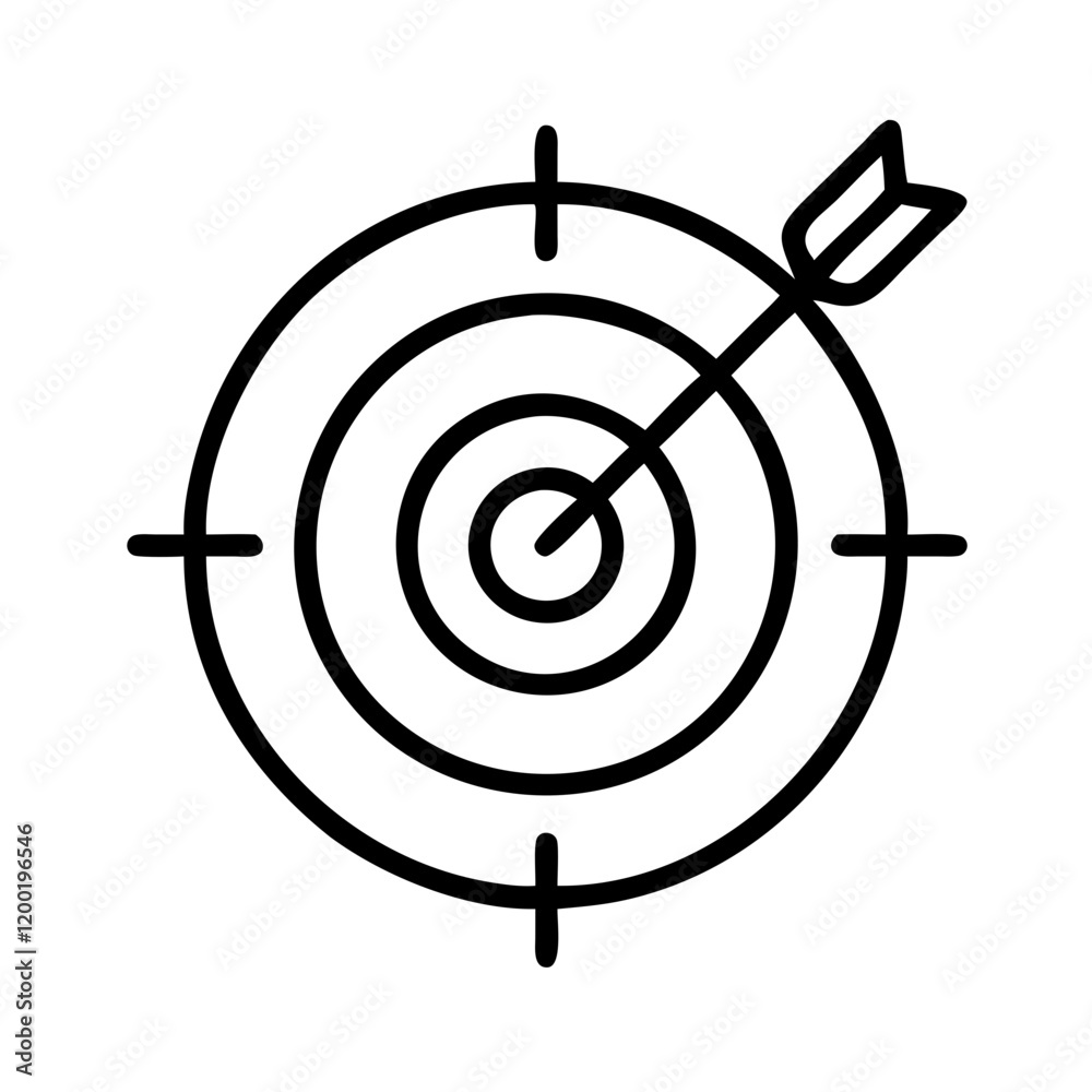 target bullseye icon, target bullseye line art - simple line art of target bullseye, perfect for target bullseye logos and icons and themed design target bullseye icon, target bullseye line art - simple line art of target bullseye, perfect for target bullseye logos and icons and themed design